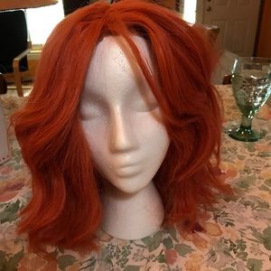 Orange Wavy Lacefront Wig - Wig Is Fashion